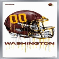 Вашингтон Футболен Отбор-Каска Стена Плакат, 14.725 22.375