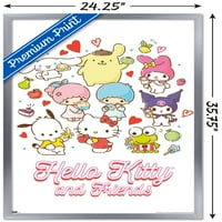 Hello Kitty and Friends - Kawaii Любими аромати за стена плакат, 22.375 34 рамки