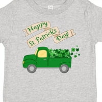 Мастически щастлив камион на Сейнт Патрик с детелини с детелини подаръци за подарък за малко дете или малко дете момиче тениска