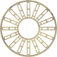 20 од 1 4 ид 1 2 П Хейл архитектурен клас ПВЦ Пиърсинг таван медальон, античен бледо злато