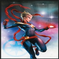 Капитан Марвел - плакат на Marvel Comics