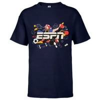 Тениска за спортни лого-тениска с къс ръкав за деца-Персонализирано-атлетически флот