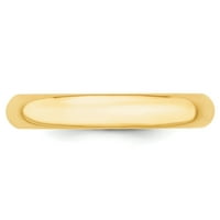 Най-доброто злато 10к жълто злато стандарт комфорт годни лента - размер 9