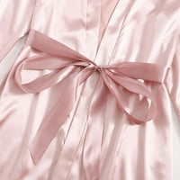 Zuwimk бельо за жени, женско бельо дантелена каишка Chemise Mesh облекло за спално облекло Pink, XL
