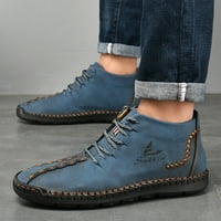 Мъжки най -високо планинарско обувки за свободно време двойка обувки мъжки обувки сини 43