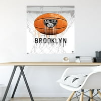 Бруклин Нетс - Капе Баскетбол Стена Плакат, 22.375 34