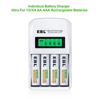 Акумулаторни батерии AA 2800mah Duable A Batteryies + зарядно устройство с двойни USB портове