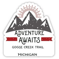 Goose Creek Trail Michigan Souvenir Vinyl Decal Sticker Adventure очаква дизайн