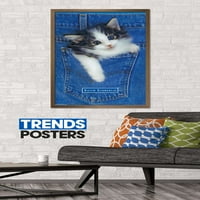 Кийт Кимбърлин - коте - Плакат за джобна стена, 22.375 34