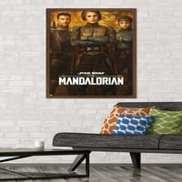 Междузвездни войни: Мандалорският сезон - мандалорски стенен плакат, 22.375 34