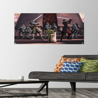 Star Wars: The Clone Wars - Групов плакат за стена с бутални щифтове, 22.375 34