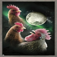 Джеймс Букър-Пилешка Луна Стена Плакат, 22.375 34 В Рамка