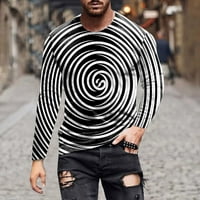 Ballsfhk Мъжки тениска графично абстрактно облекло за дрехи на открито на открито моден дизайнер на моден дизайнер винтидж винтидж
