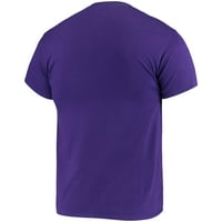 Мъжка тениска с лилави тигри с подплата