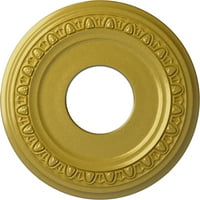 Екена Милуърк 1 4 од 4 ид 1 8 п Джаксън таван медальон, ръчно рисувано богато злато