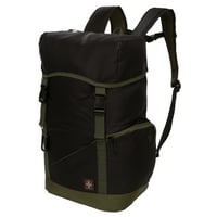 Swiss Tech Vezio LTR Backpack Black, Pocket Pocket, организатор, унисекс, солиден, възрастен, тийнейджър