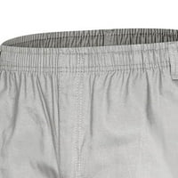 Homadles товарни панталони за мъже- небрежно реално прилепване на абразия устойчива на разтягане работи твърдо с джобове памучни