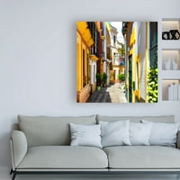Изкуство Произведено в Испания жълтата улица в Севиля - Филип Хюгонар
