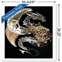 Плакат за стена на Steampunk Dragon, 14.725 22.375