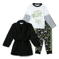 Свободен стил революция бебе, малко дете и малко момче 3-парче дълъг ръкав пижама комплект