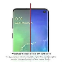Invisibleshield Glass Fusion VisionGuard за Samsung Galaxy S10+ усъвършенствана защита от въздействие със синя светлина филтрация