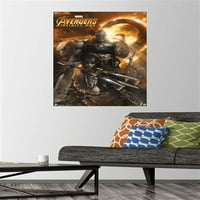 Marvel Cinematic Universe - Avengers - Infinity War - Зла група стена плакат с бутални щифтове, 22.375 34