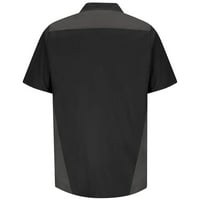 Червен кап® Мъжка риза с къс ръкав трицветен Магазин