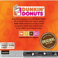 Dunkin 'Original Blend Coffee, Keurig K-Cup Pods, Count