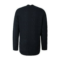 Модни жени Небрежни дълги ръкави V-образен материя пуловер Дами върхове козина Hot6SL4491210